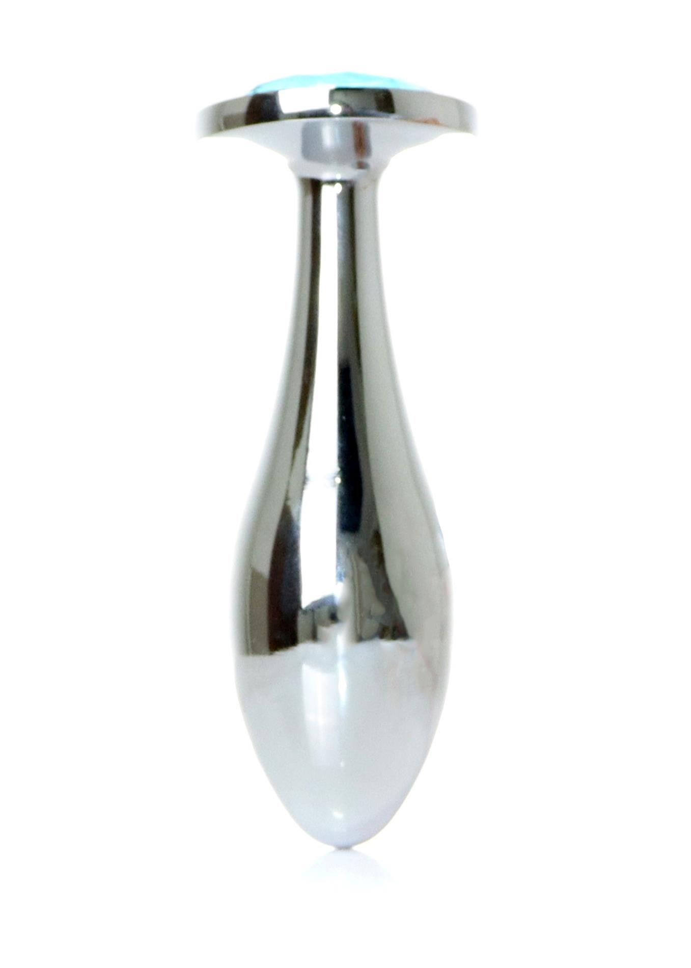 Plug-Jewellery Silver Plug- Light Blue L