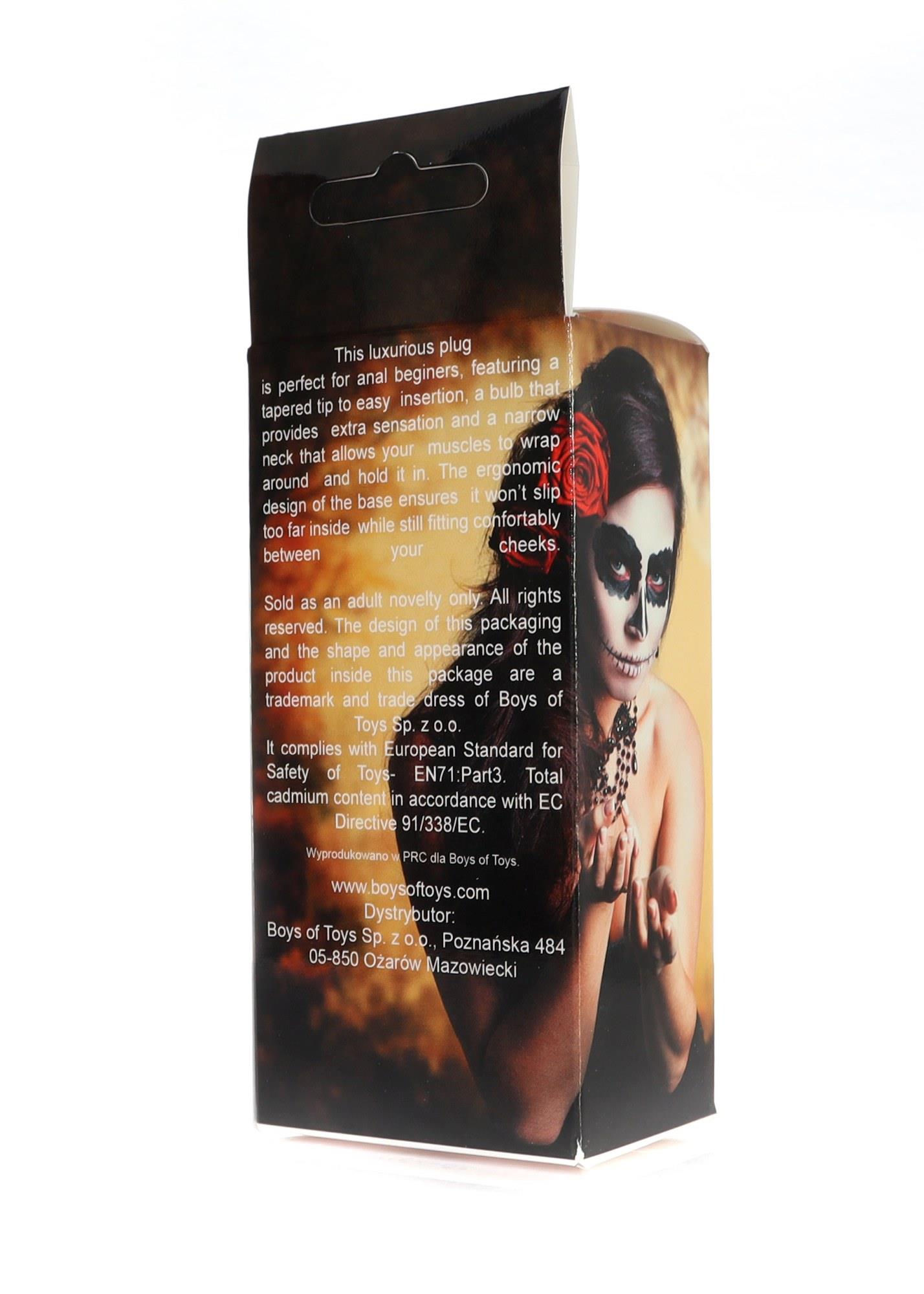 Plug-Jewellery Silicon Plug - Bunny Tail - Black-Peach