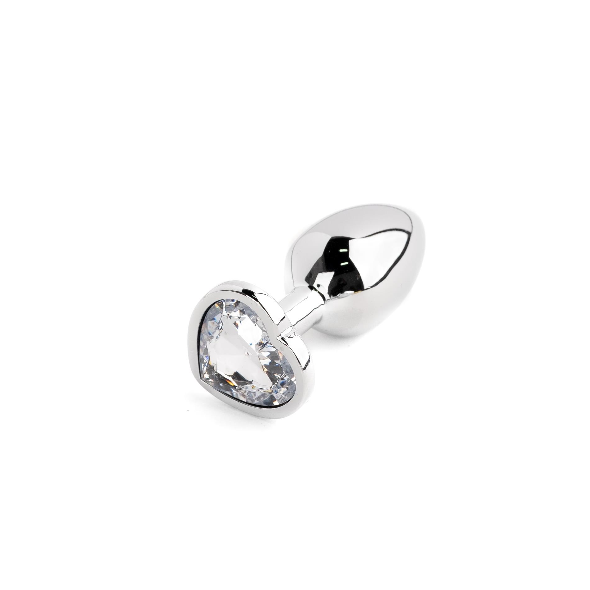 Jewellery - Silver Heart Plug - Set