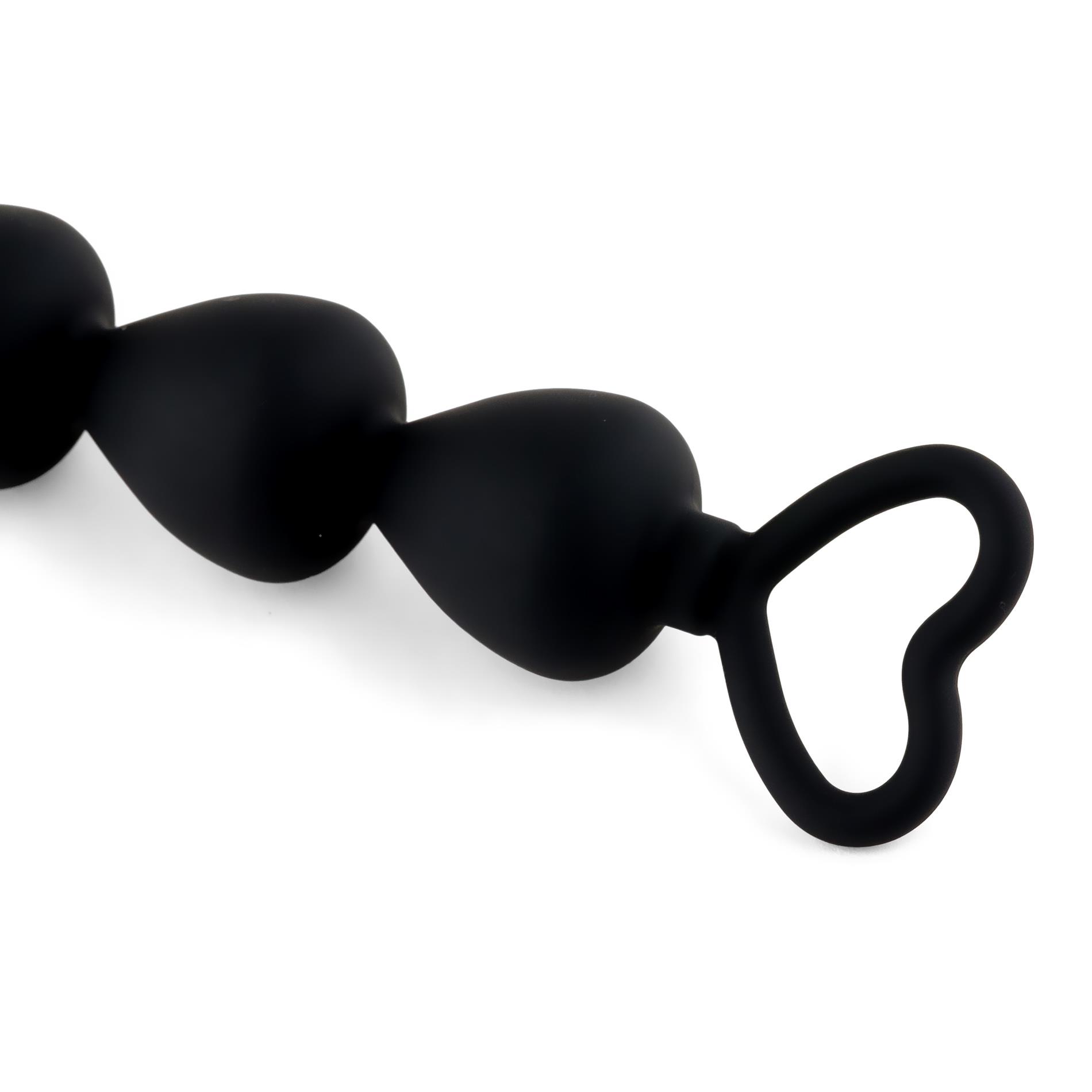 Anal Beads Black Heart
