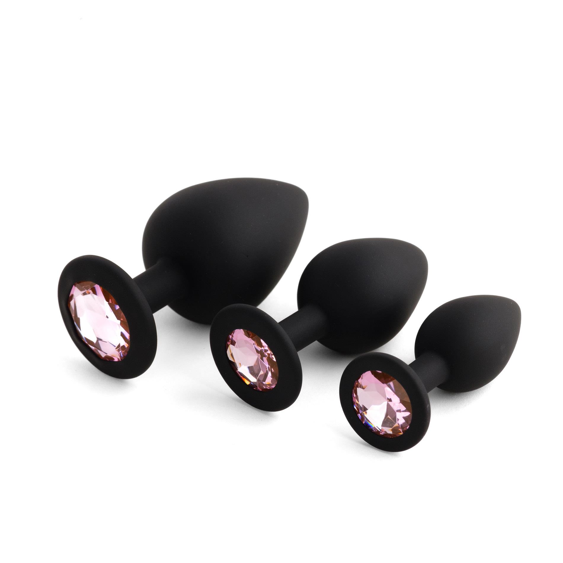 Jewellery - Silicone Plug - Set Black