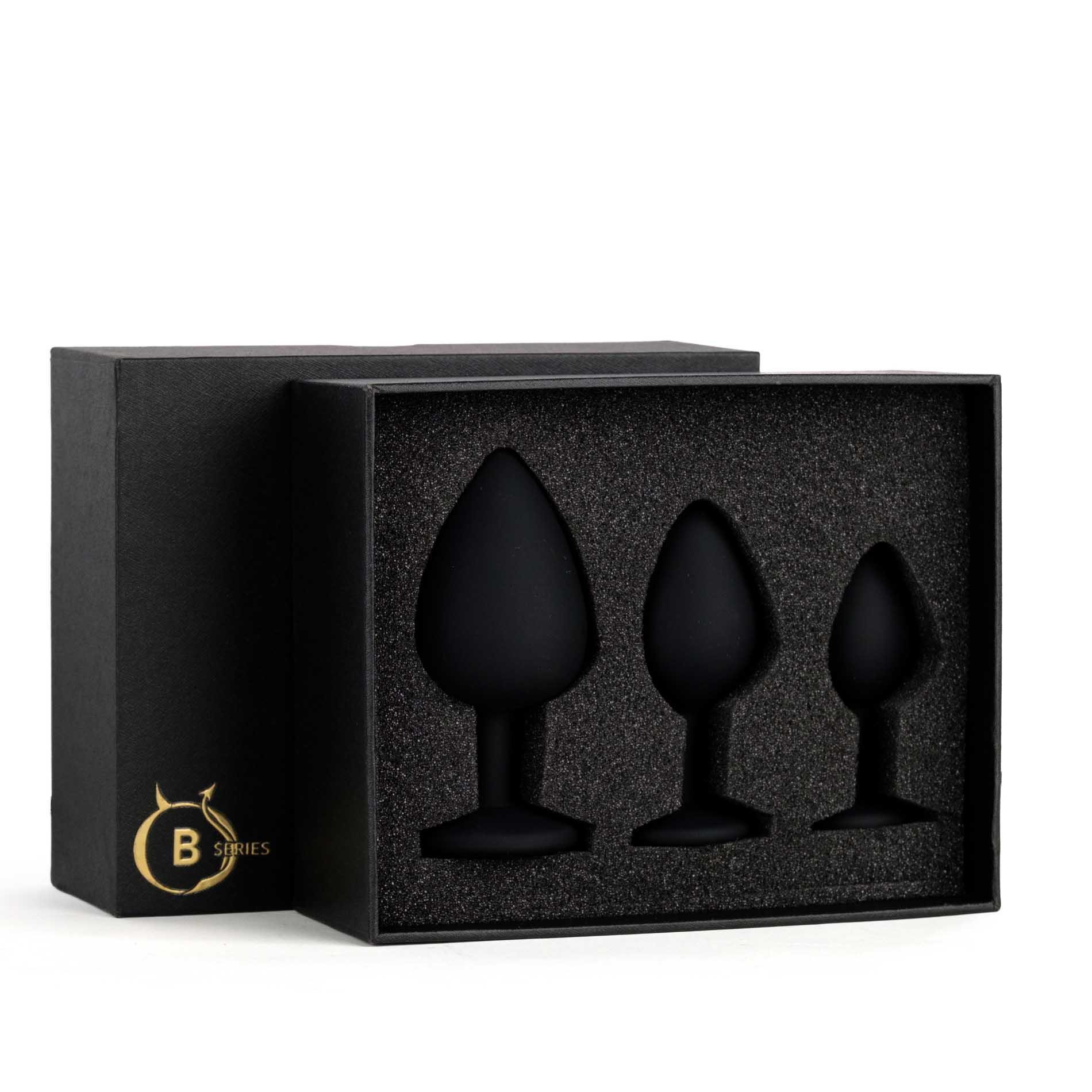 Jewellery - Silicone Plug - Set Black