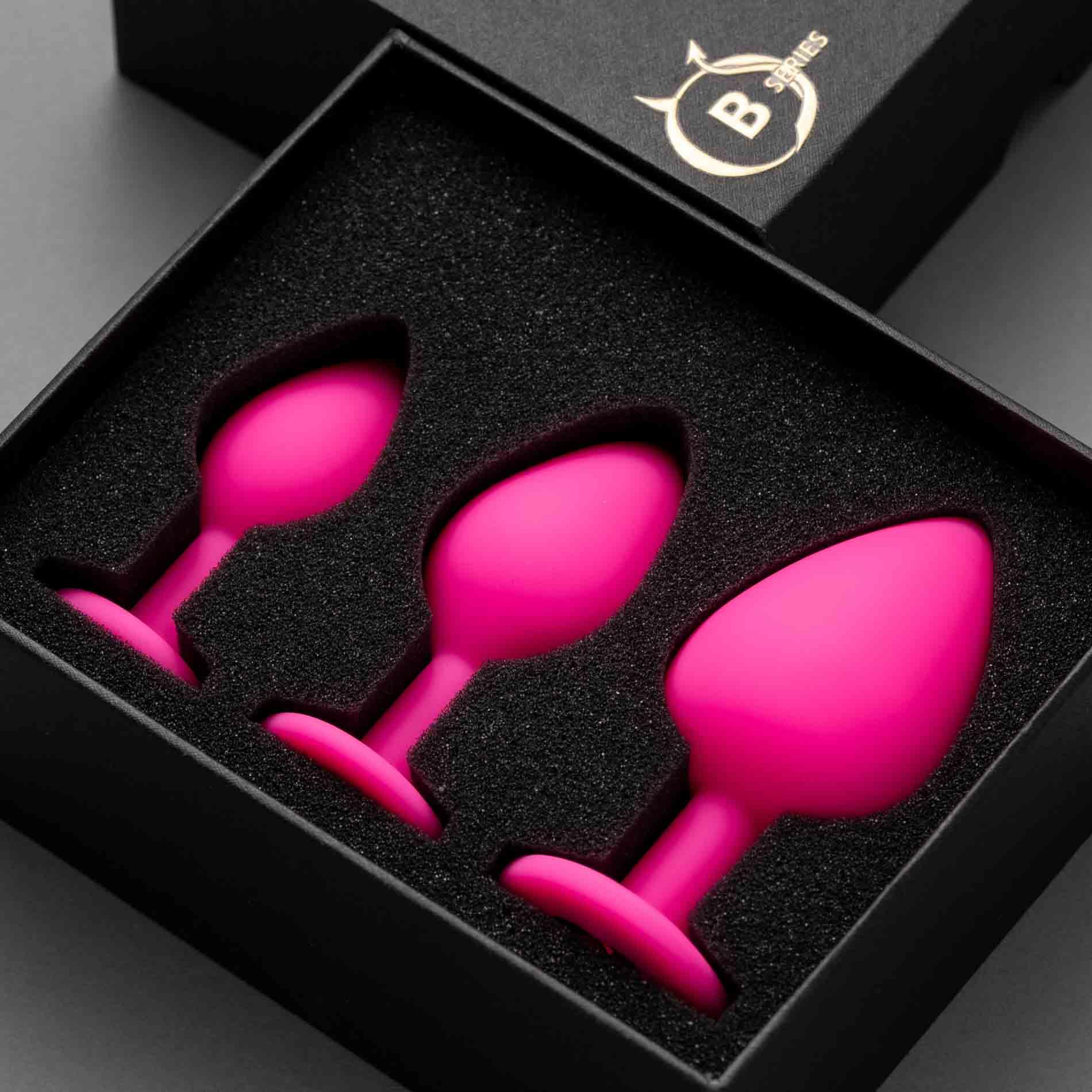 Jewellery - Silicone Plug - Set Pink