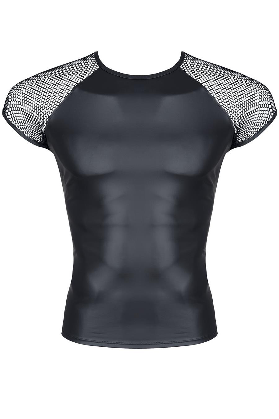 Męski T-Shirt Z Wetlooka Z Rękawem Z Elastycznej Siatki M