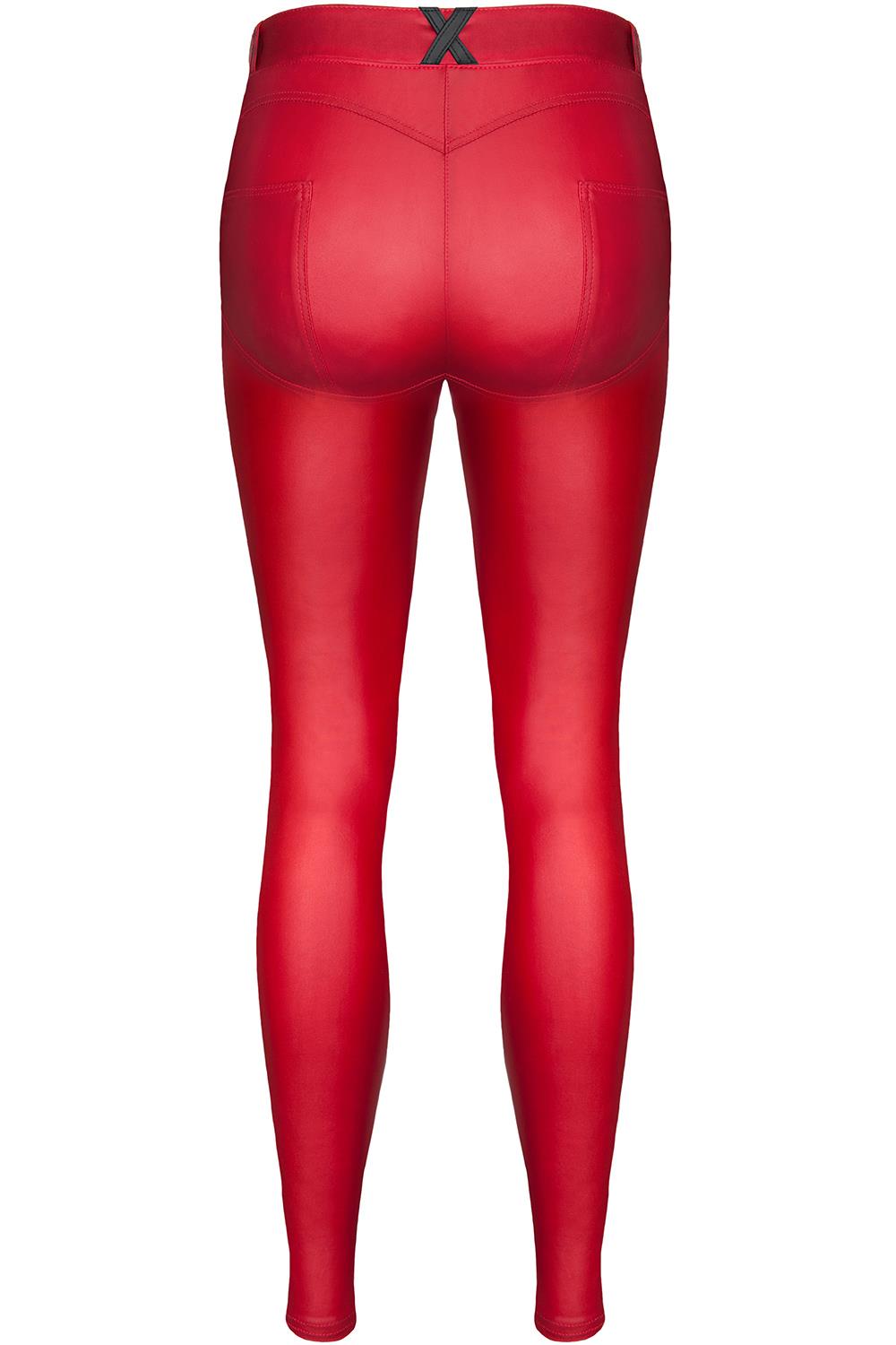 Bielizna - Brlidia001 Legginsy Czerwone Rozmiar L