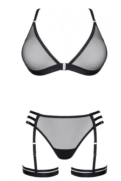 Bielizna-Ladyx Adora Xl  - Biustonosz, Stringi, Podwiązki