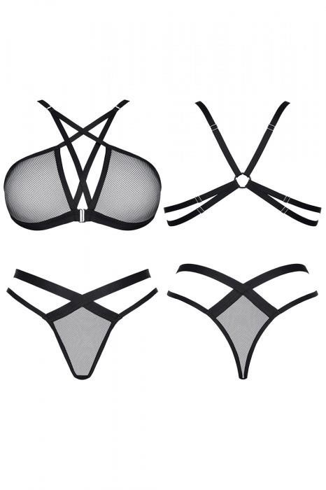 Bielizna-Ladyx Aina Xl  - Biustonosz, Stringi