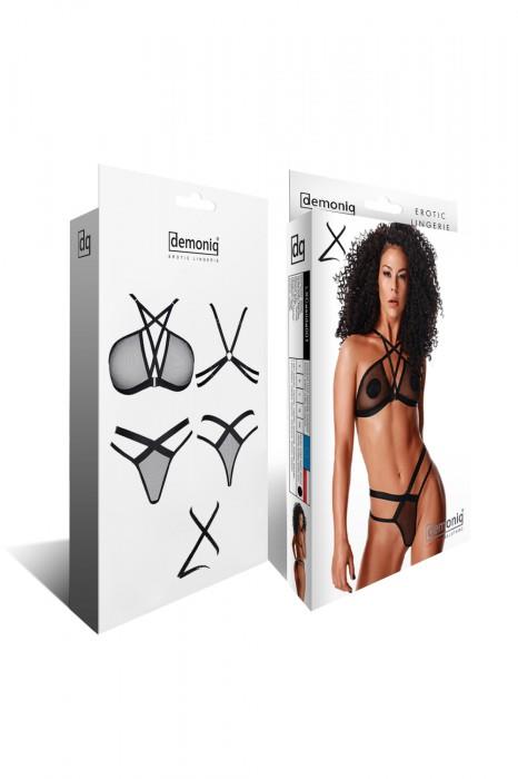 Bielizna-Ladyx Aina Xl  - Biustonosz, Stringi