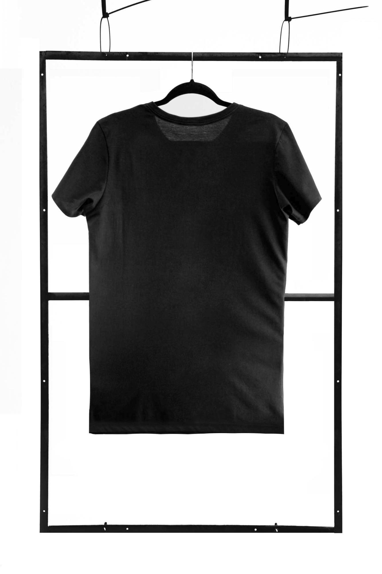 T-Shirt Men Black S Regular