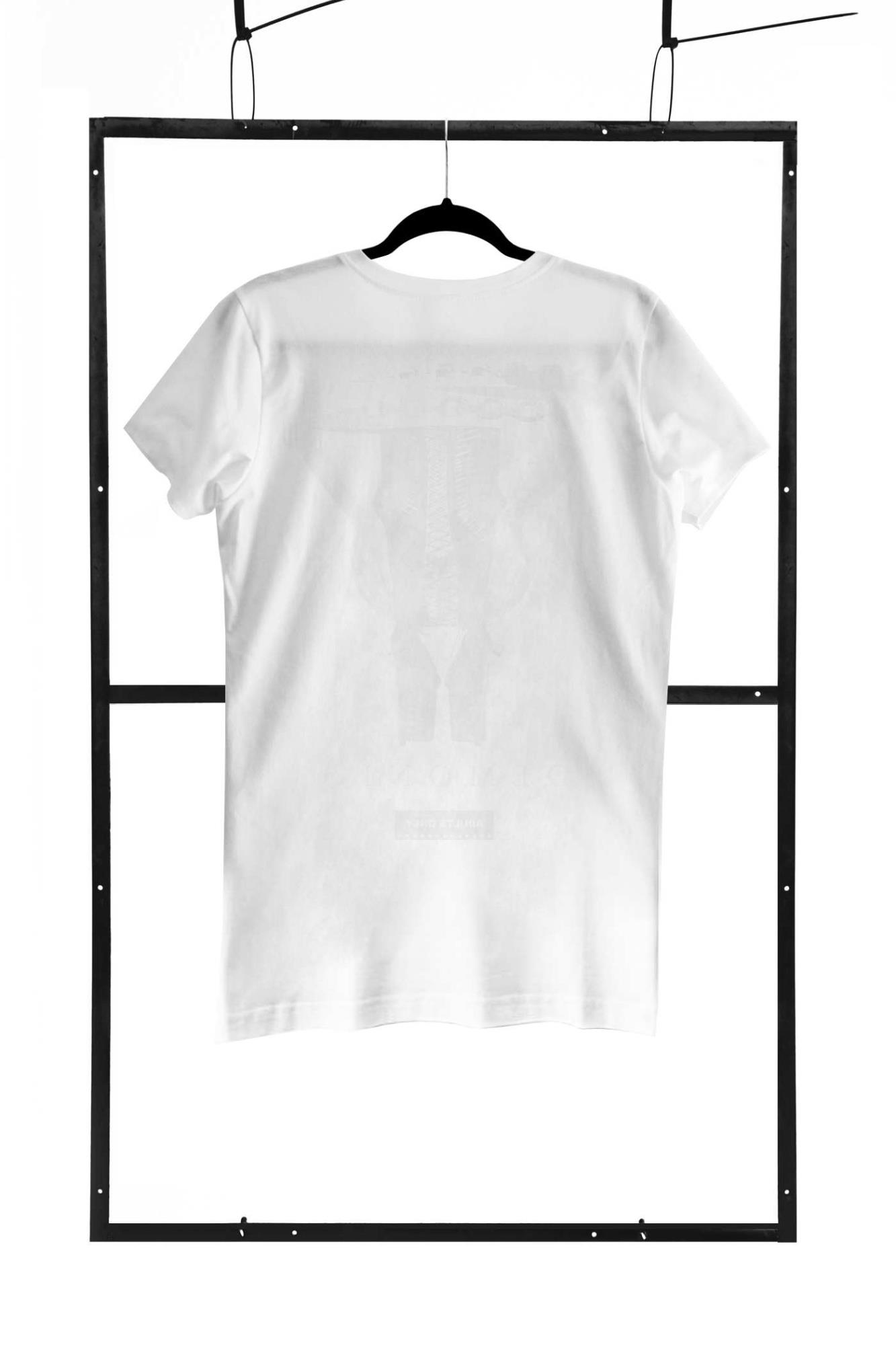 T-Shirt Men White S Regular