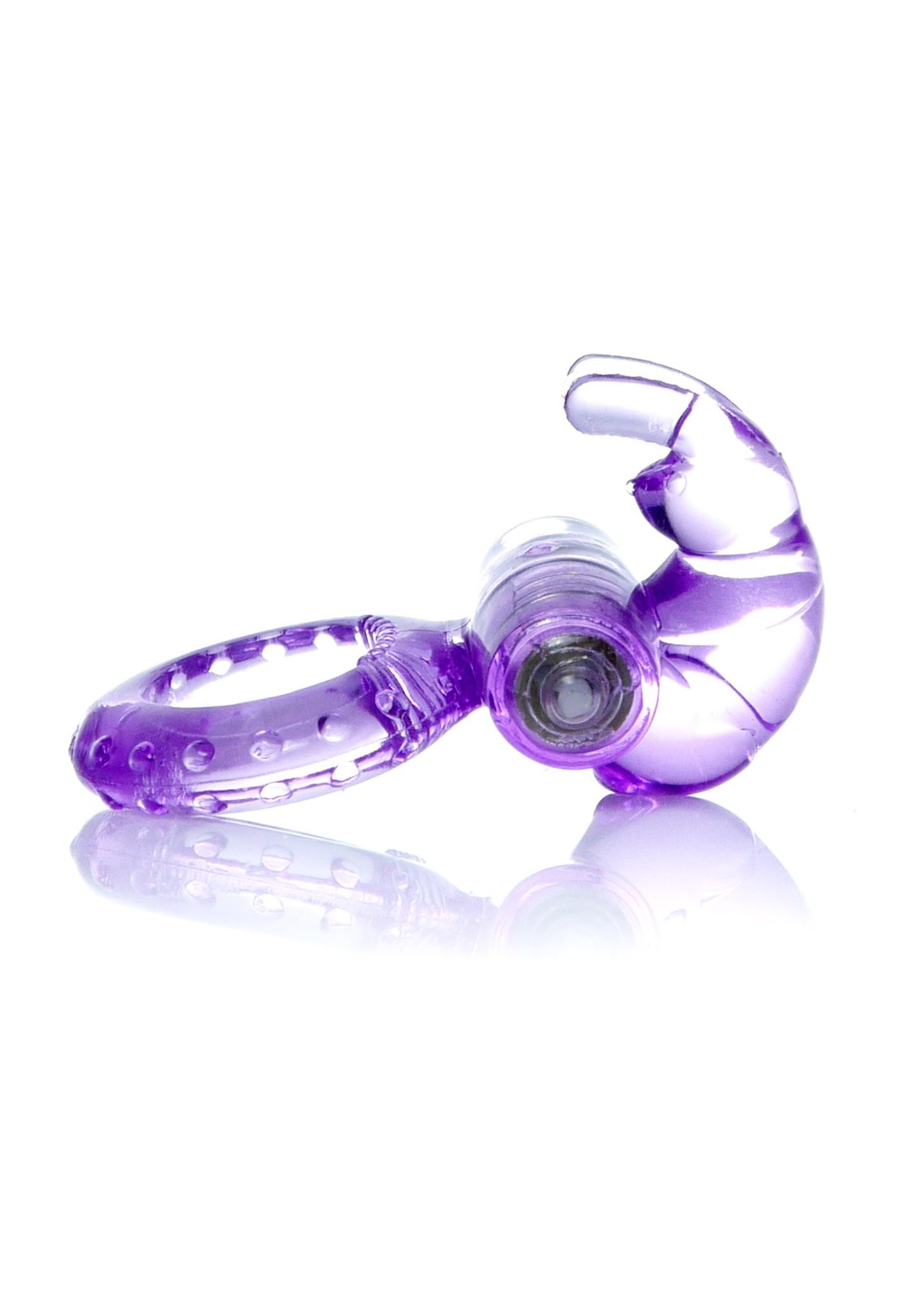 Pierścień-Rabbit Vibro Cockring Purple