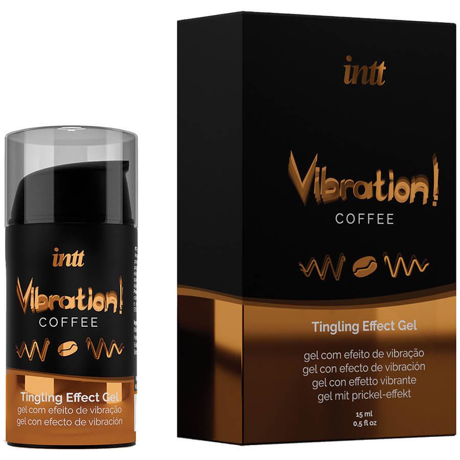 Żel wibrujący o smaku kawy Intt Vibration! Coffee 15 ml