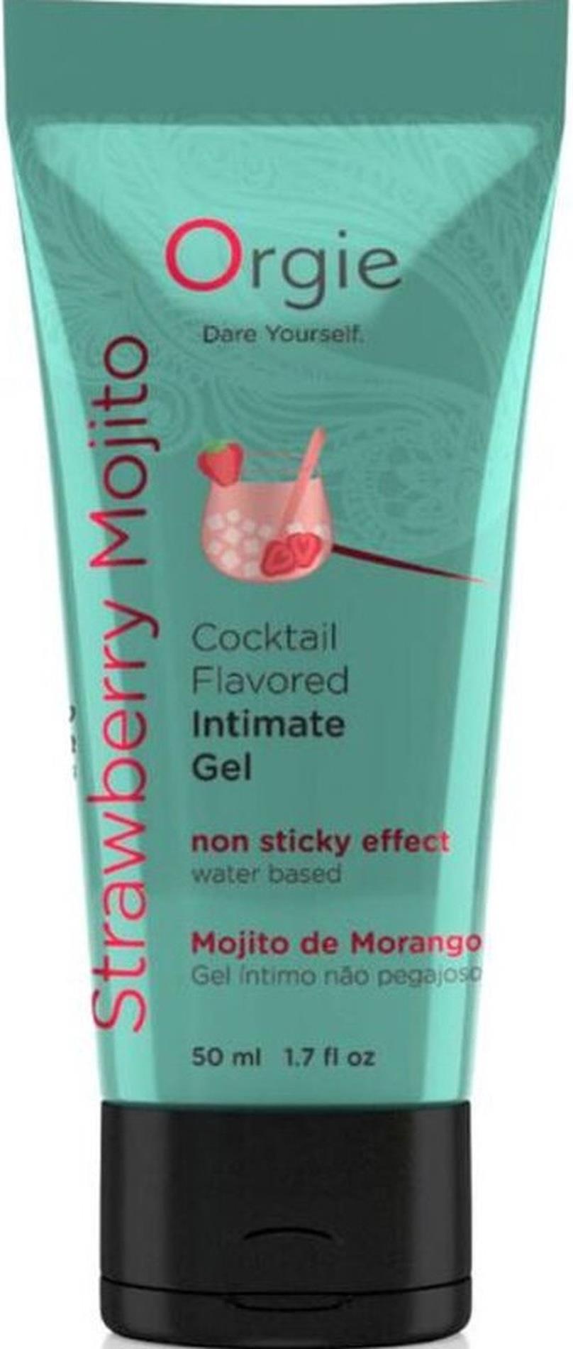 Lubrykant na bazie wody Lube Tube Cocktail Truskawkowe Mojito 50ml