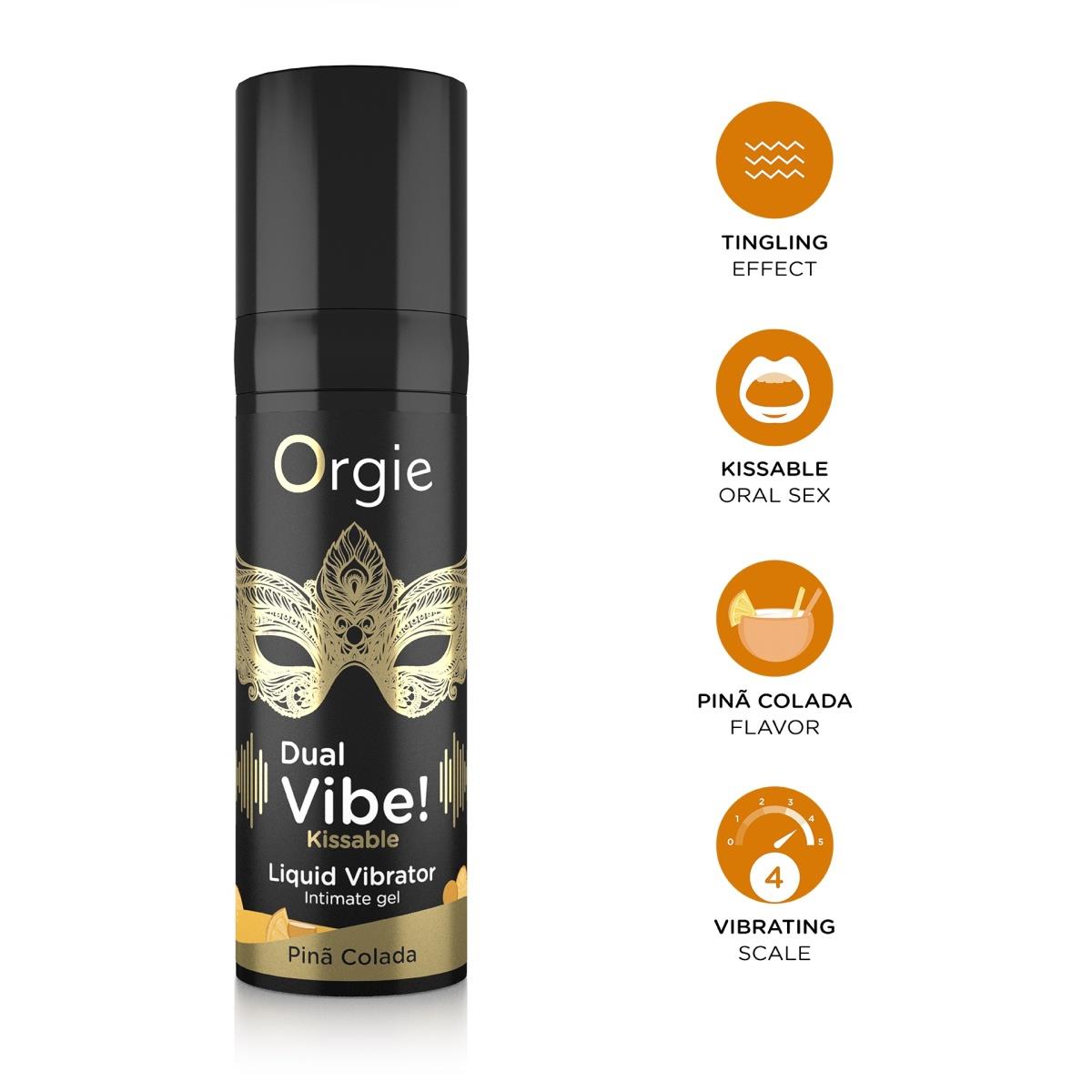 Żel wibrujący Dual Vibe o smaku Pina Colada 15 ml