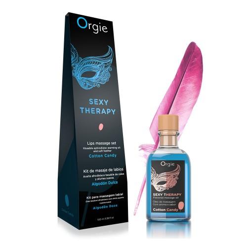 Orgie Lips Massage Kit Cotton Candy - 100 ML