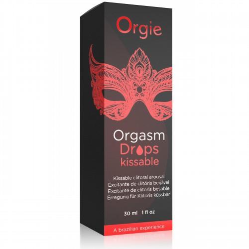 Krople stymulujące Orgie Orgasm Drops Kissable 30 ml