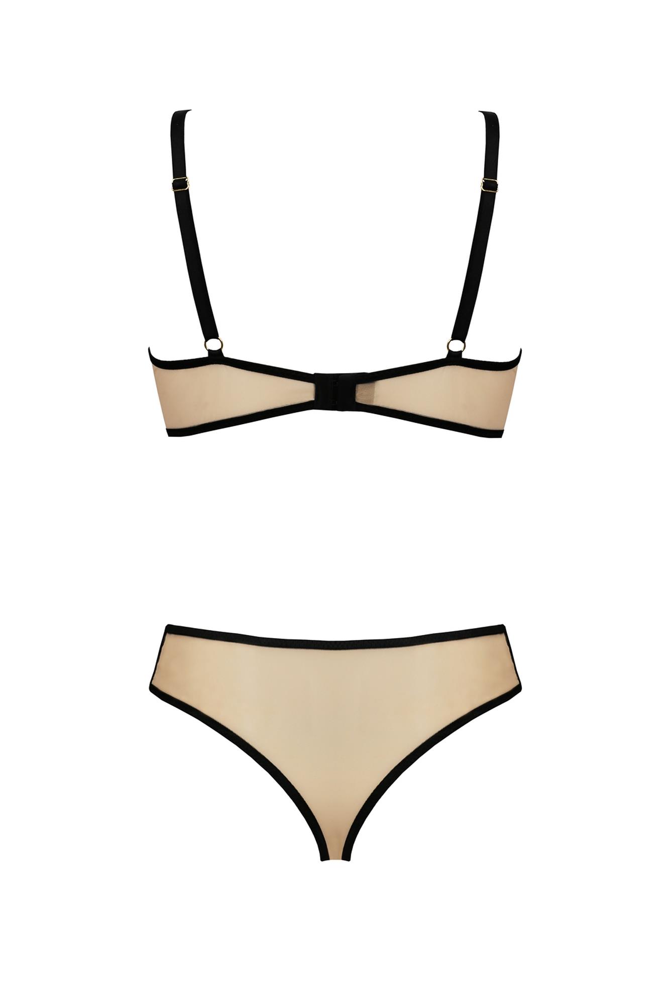 Bielizna-Daisy Set Beige L/Xl