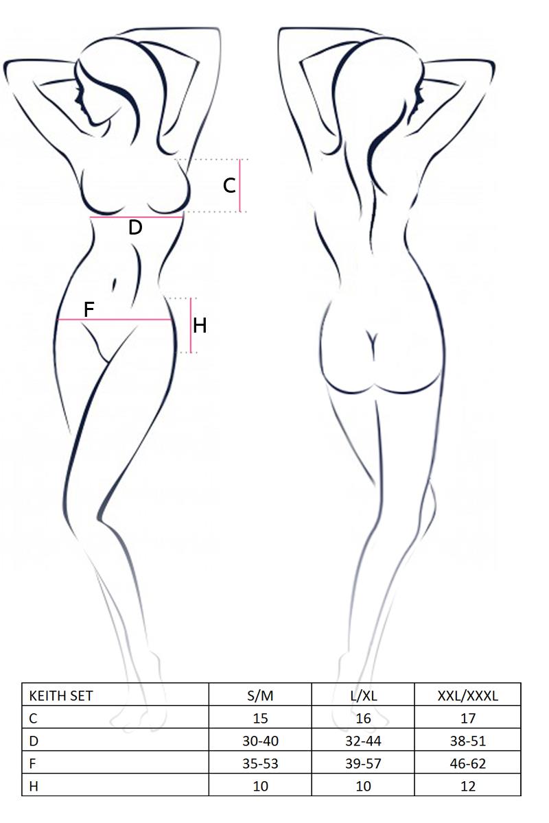 Bielizna-Keith Set Black Xxl/Xxxl - Casmir