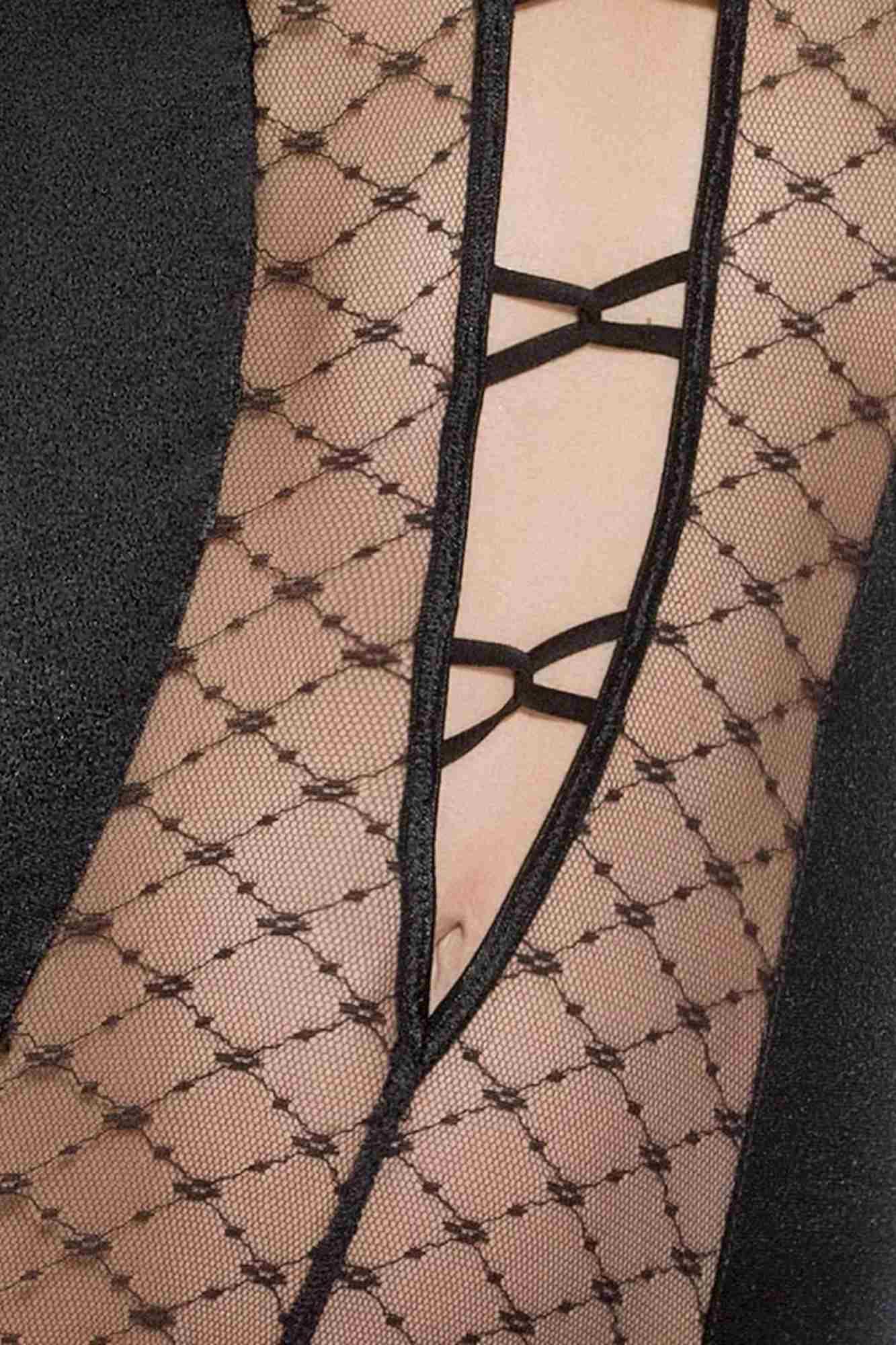 Bielizna-Dallas Body Black Xxl/Xxxl - Casmir