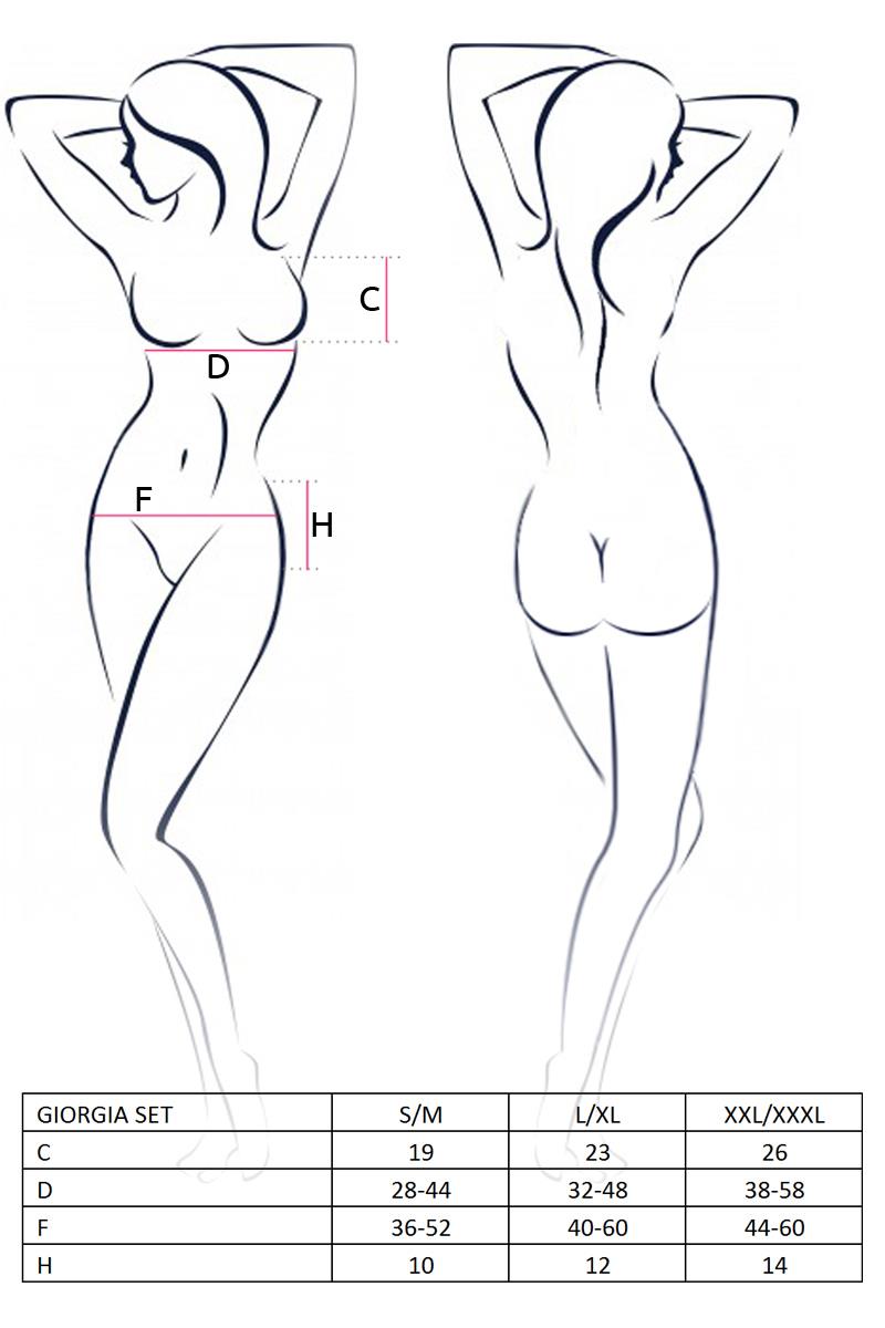 Bielizna-Giorgia Set Black L/Xl - Casmir