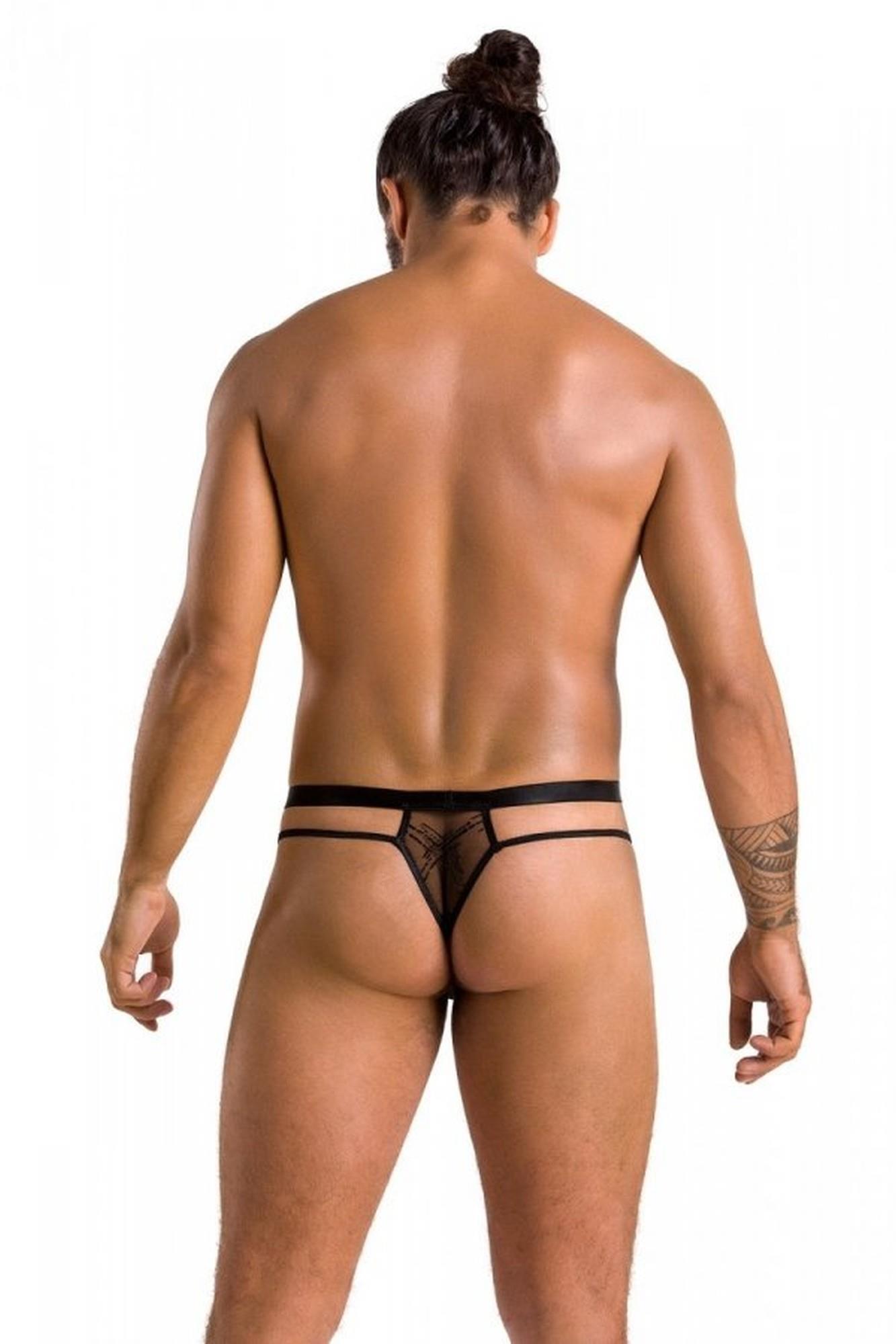 029 Thong Collin Black S/M - Passion