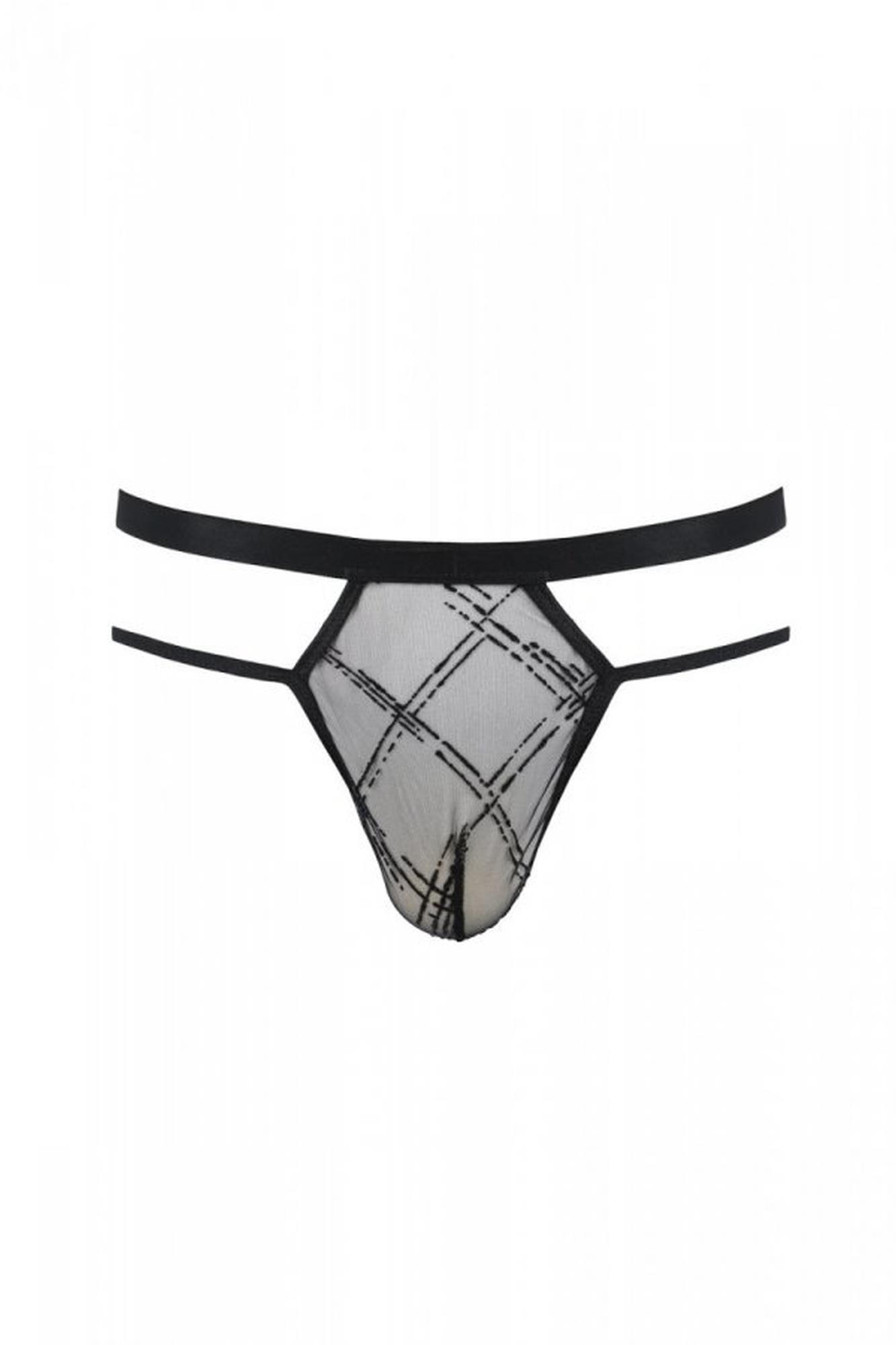029 Thong Collin Black S/M - Passion