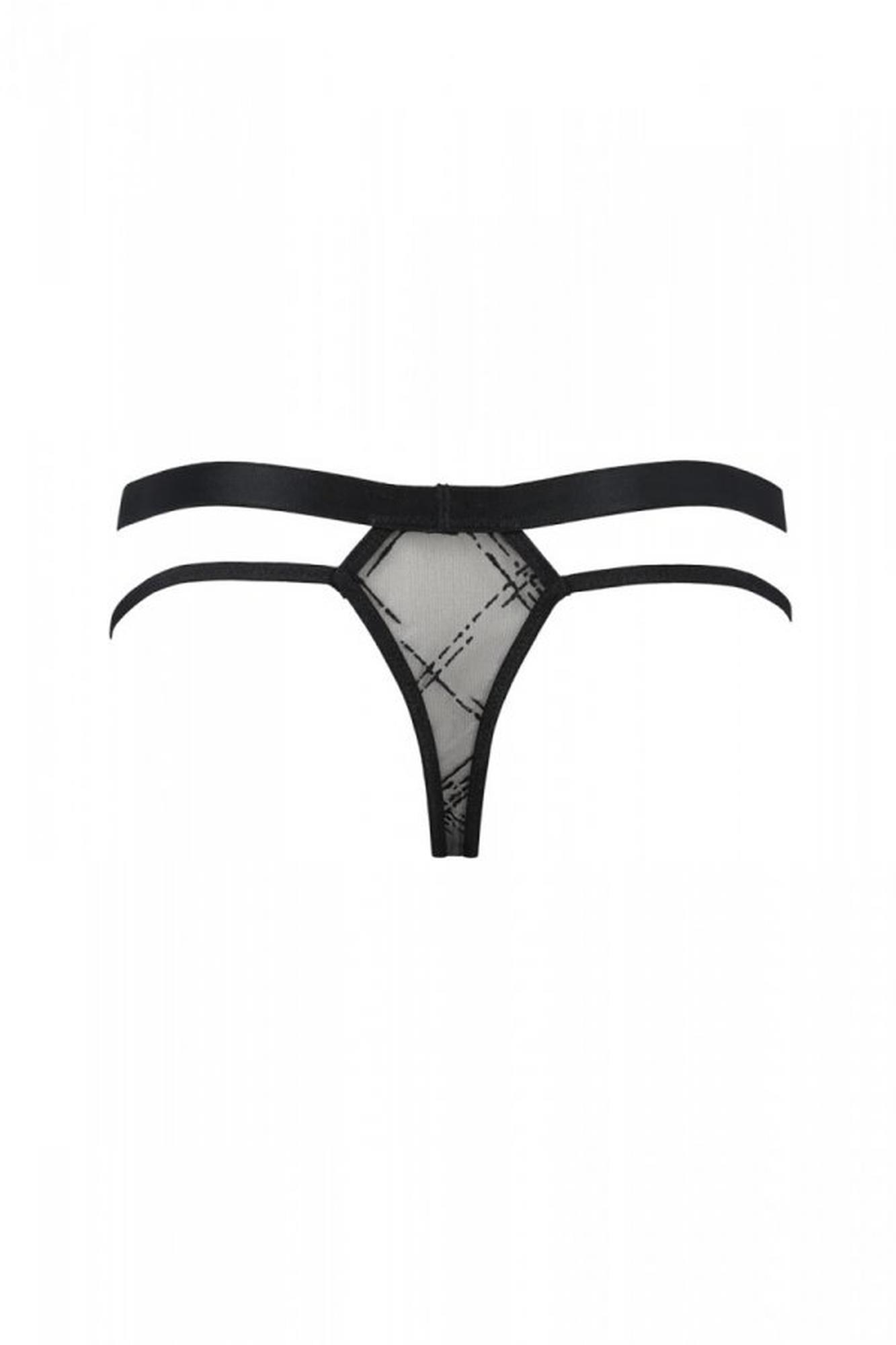 029 Thong Collin Black S/M - Passion