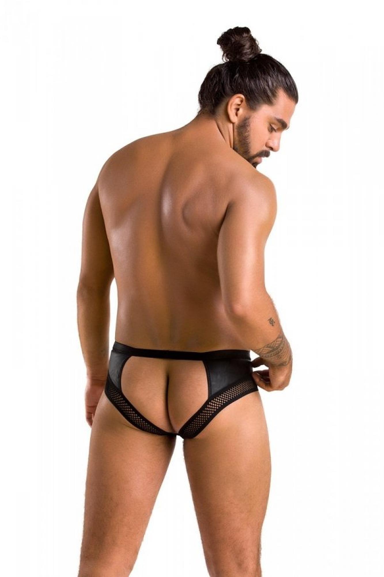 030 Slip Open Tom Black S/M - Passion