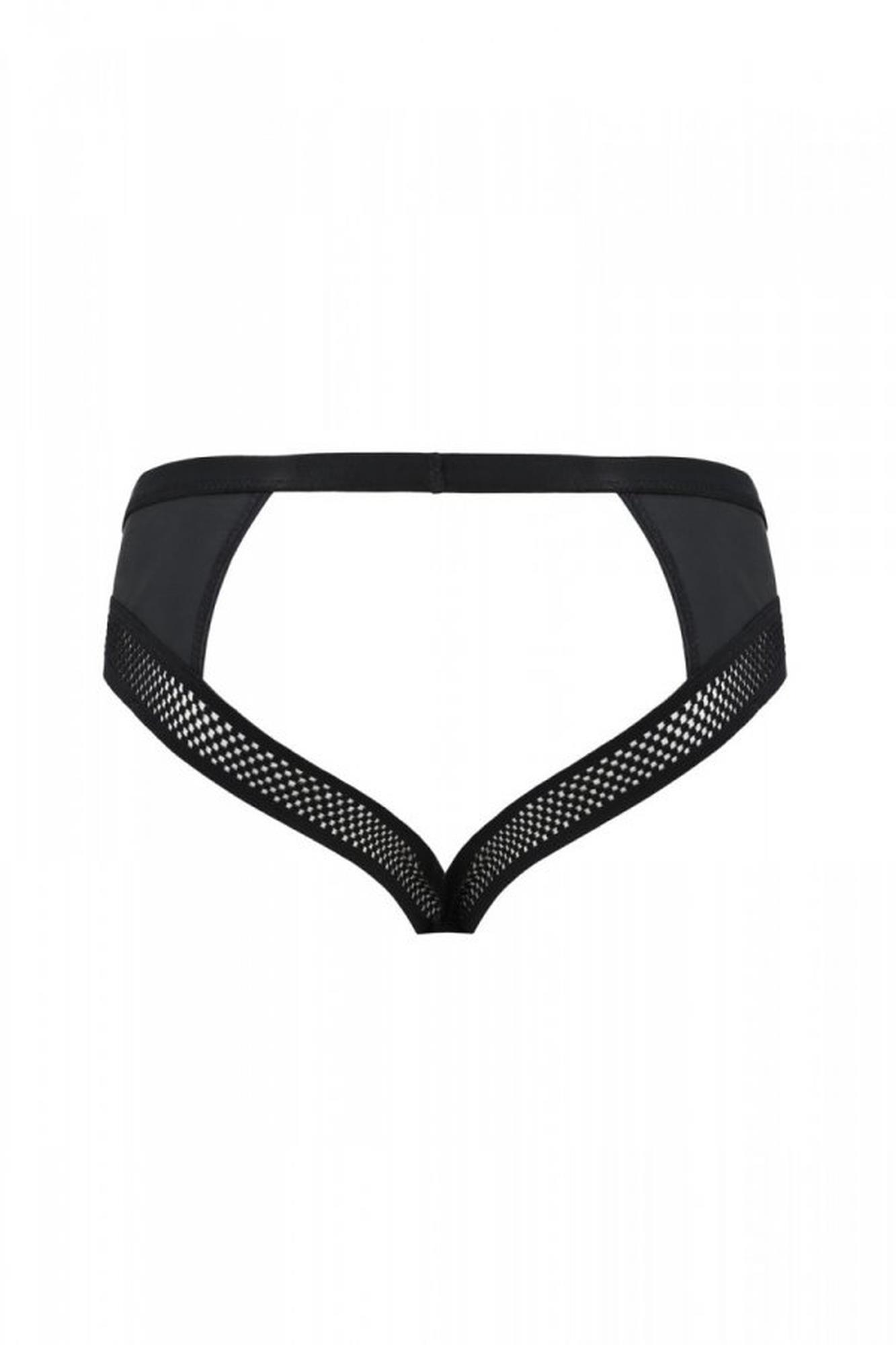 030 Slip Open Tom Black S/M - Passion