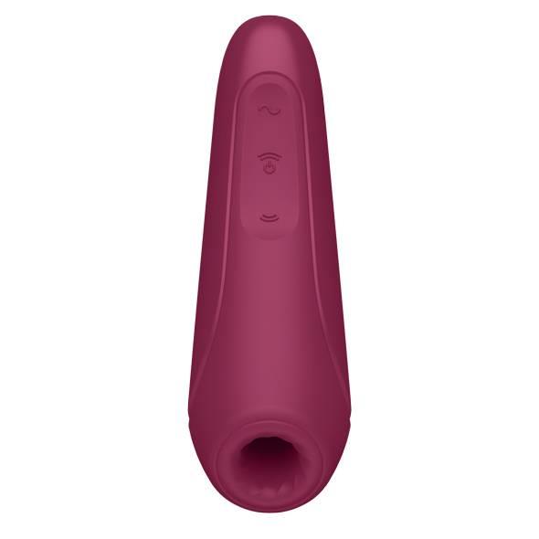 Wibrator - Curvy 1+ Air Pulse Stimulator + Vibration Rose Red