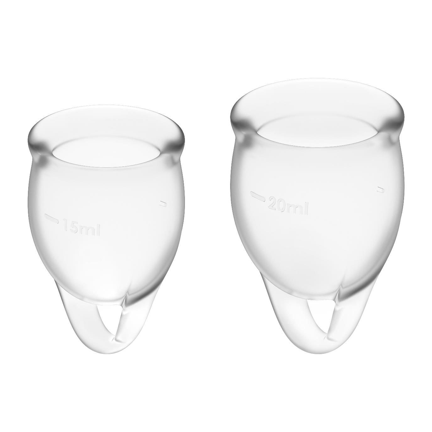 Tampony - Feel Confident Menstrual Cup (Transparent)