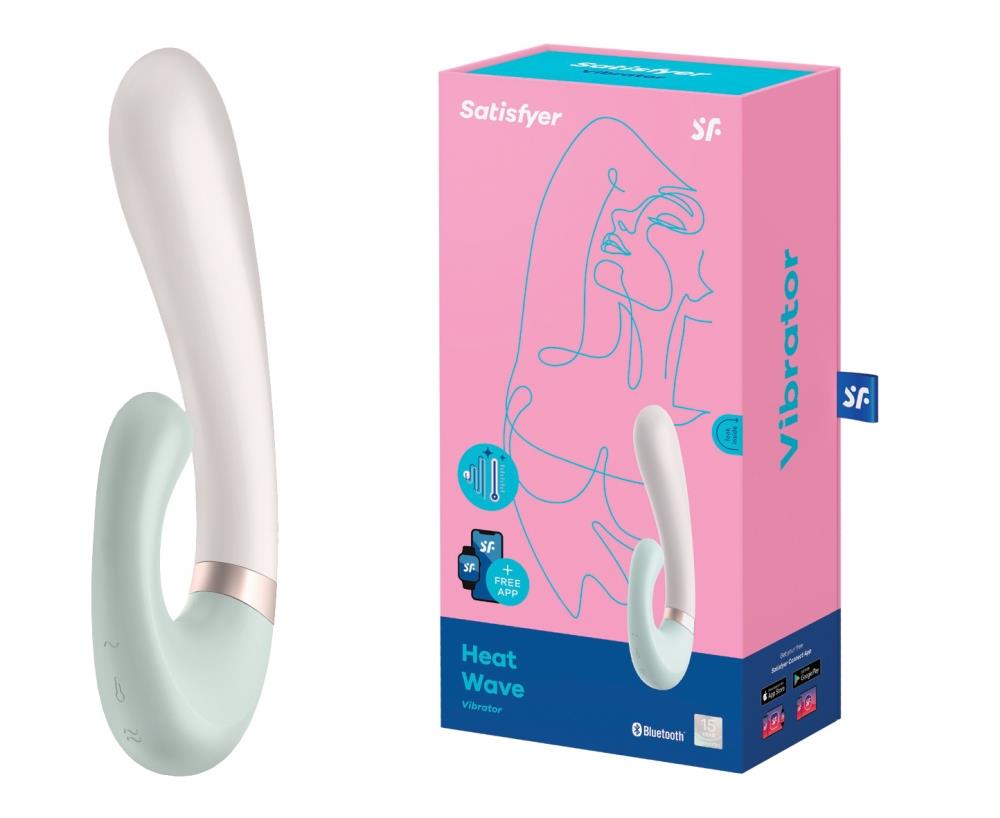 Vibrátor Satisfyer Heat Wave Connect App (Mint)