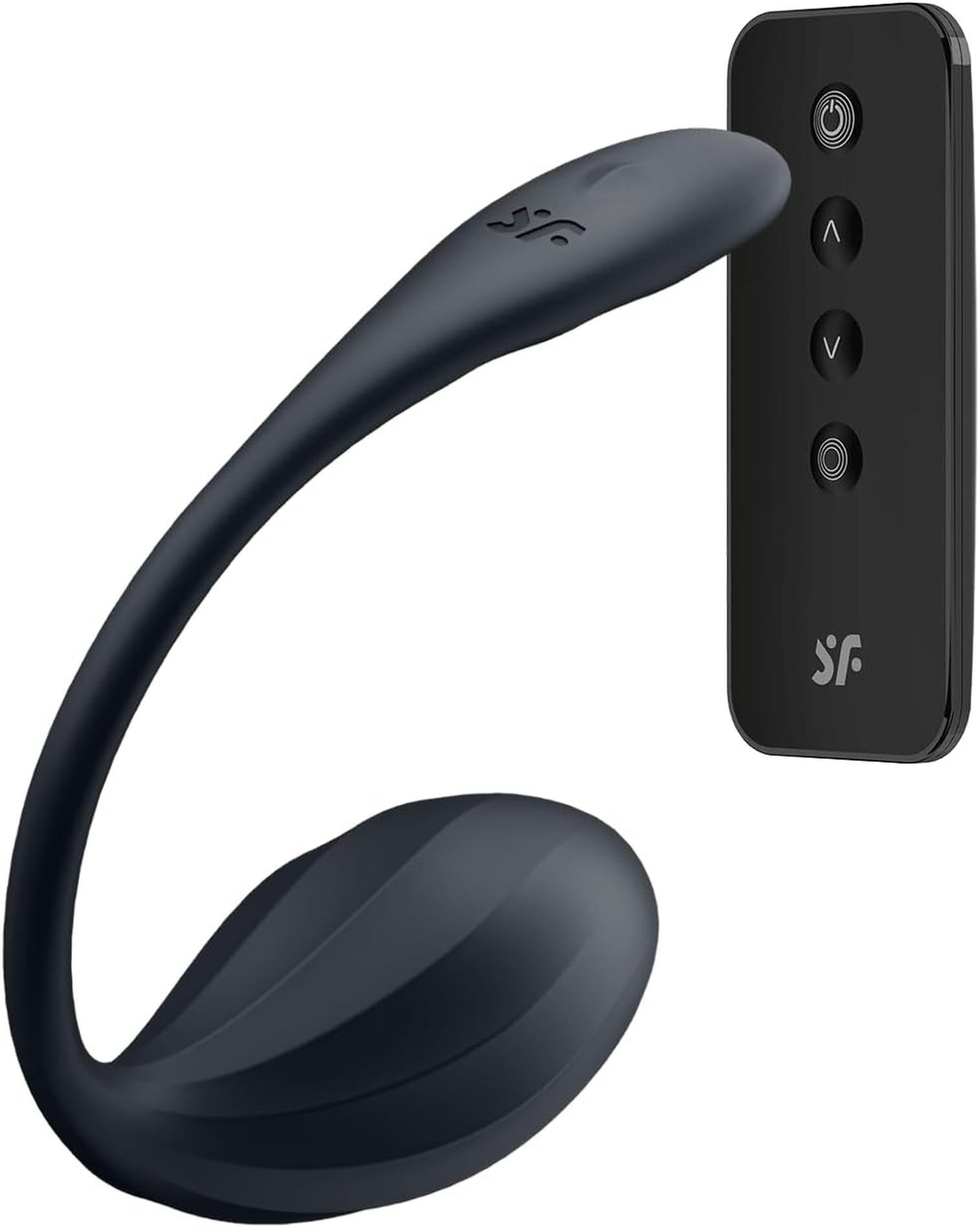 Jajeczko wibrujące sterowane pilotem i aplikacją Ribbed Petal