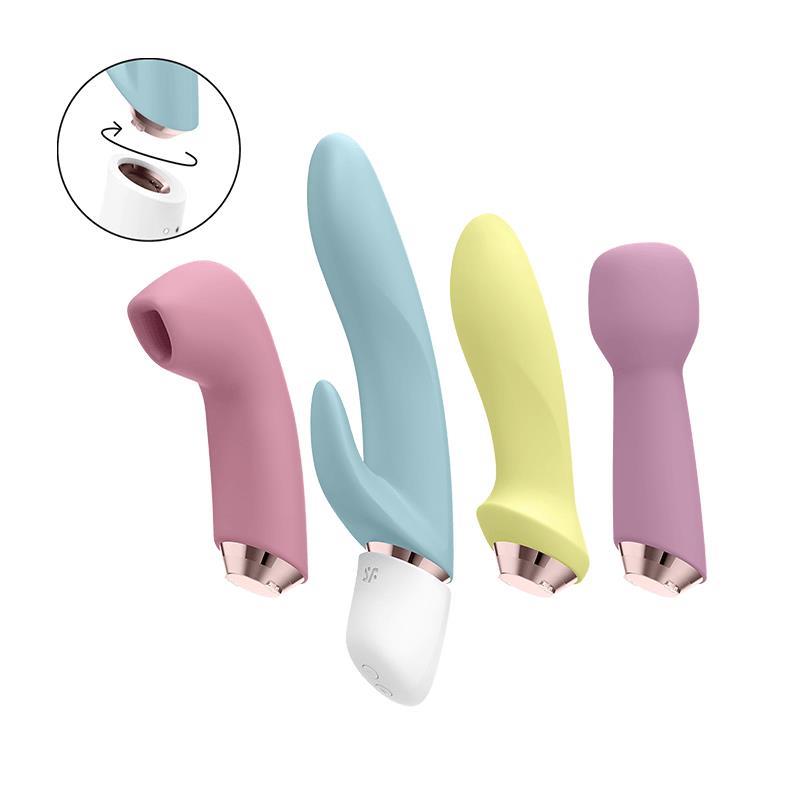 Marvelous Four Air Pulse + Vibrator Set