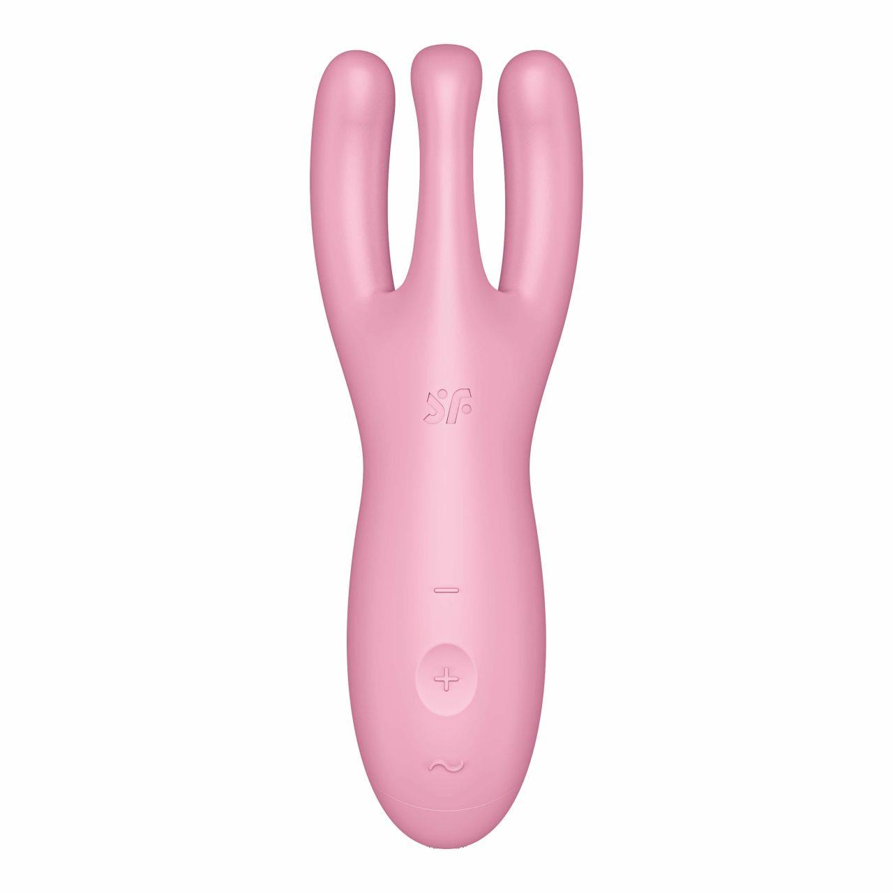 Wibrator-Threesome 4 Connect App (Pink)
