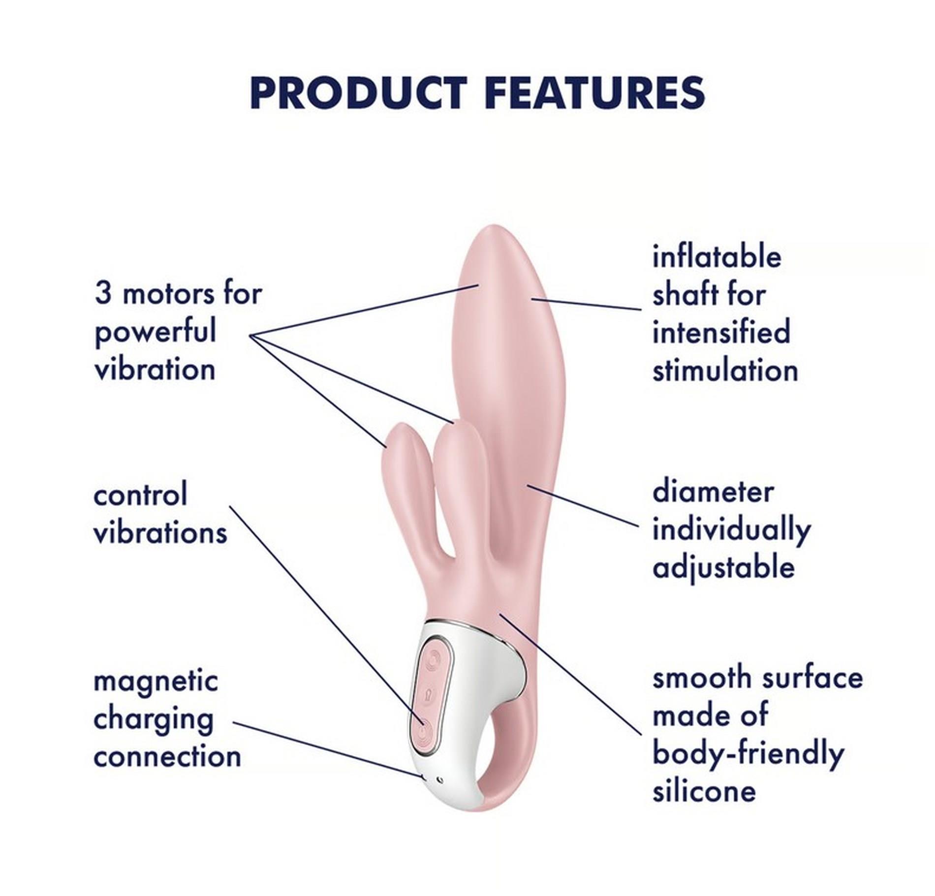 Air Pump Bunny 3 Rose