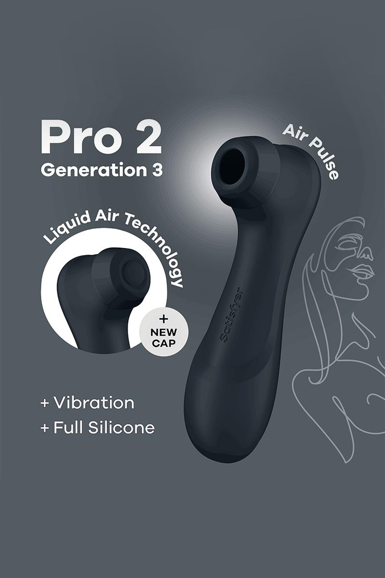 Pro 2 Generation 3With Liquid Air Technology, Vibration And Bluetooth/App