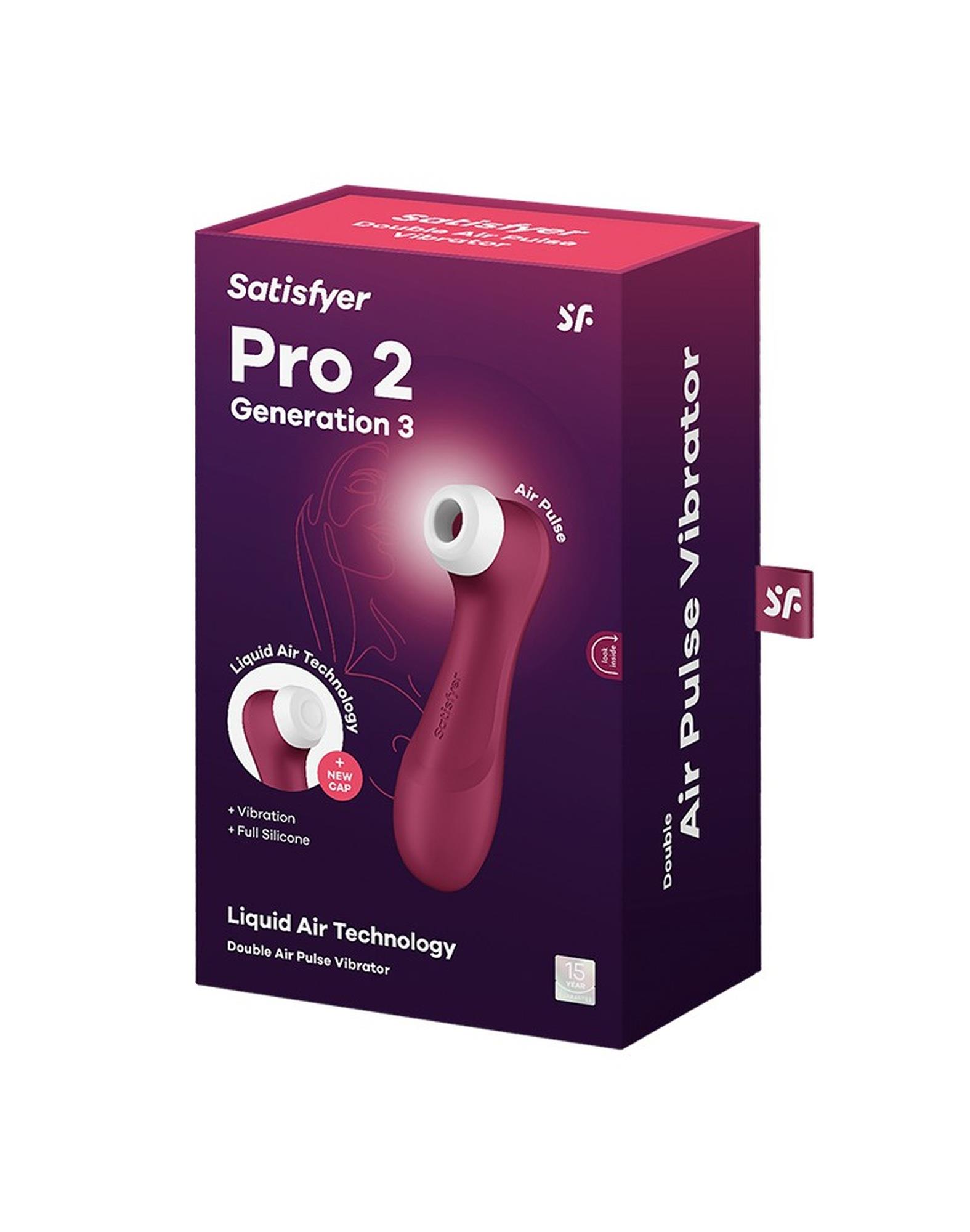 Pro 2 Generation 3 With Liquid Air Wine Red
