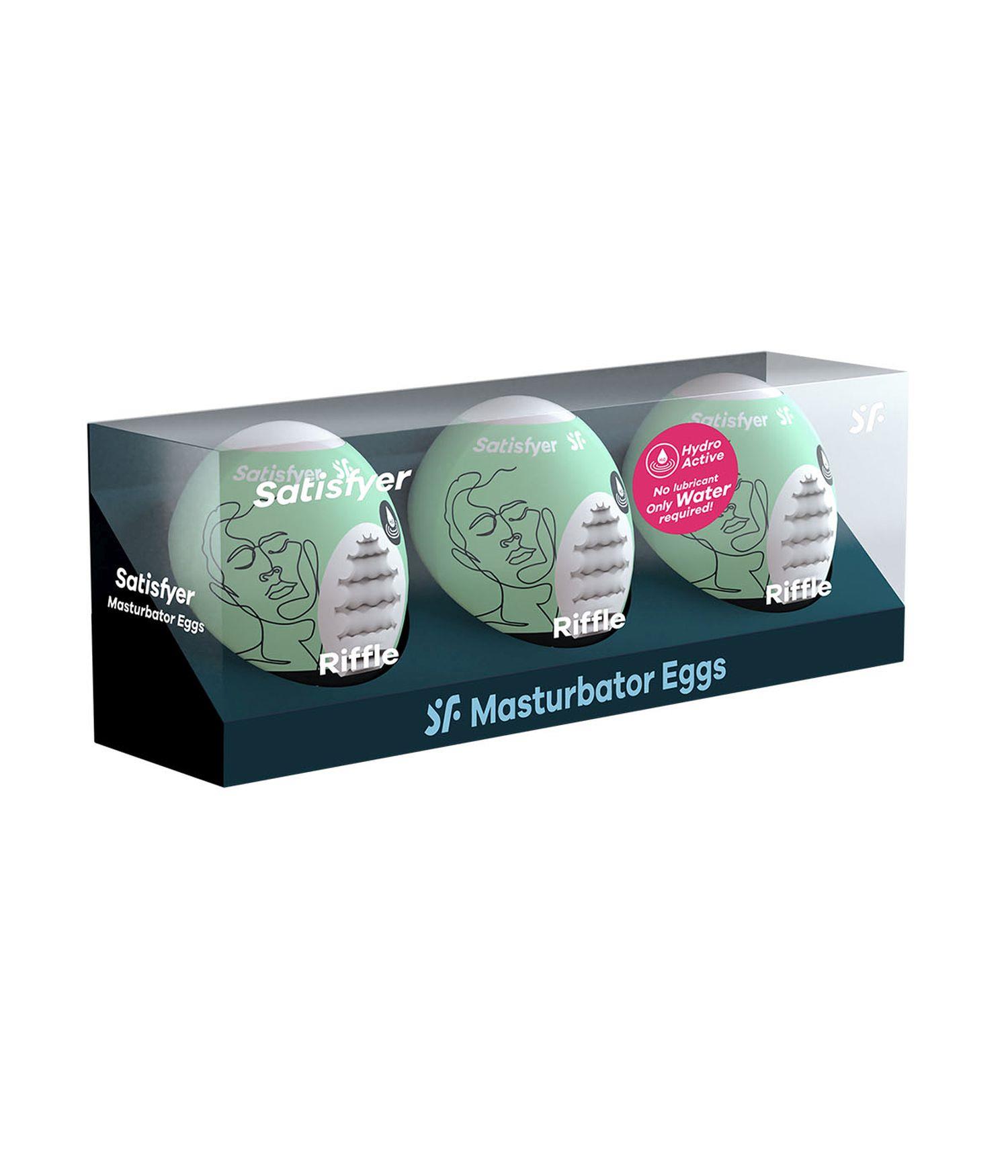 Masturbator-Eggs (Set Of 3 Riffle)