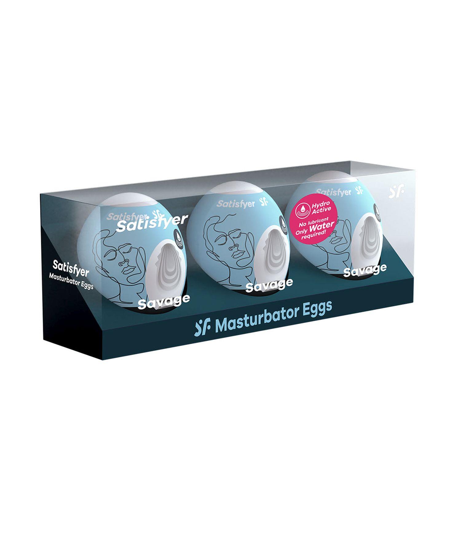 Masturbator-Eggs (Set Of 3 Savage)