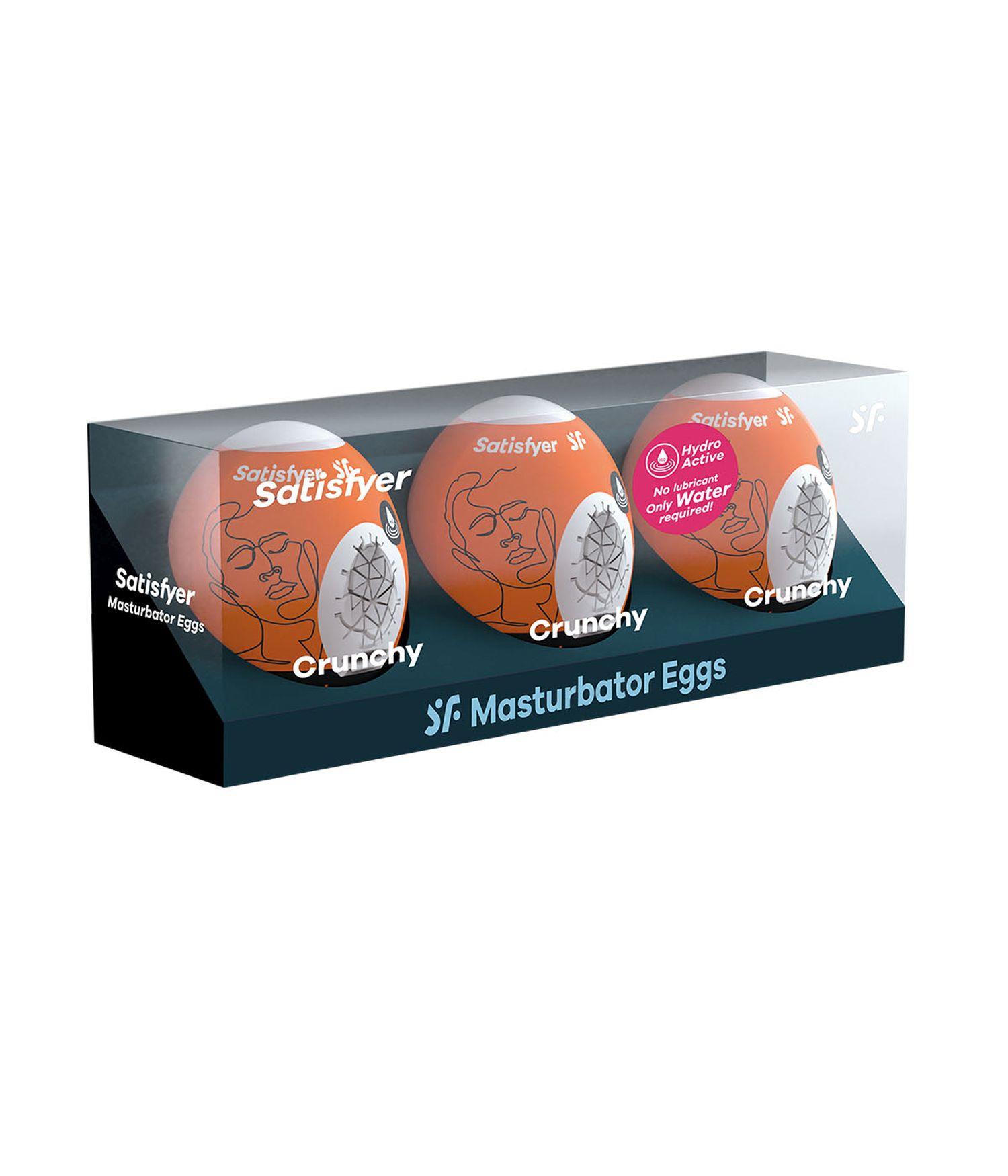 Masturbator-Eggs (Set Of 3 Crunchy)