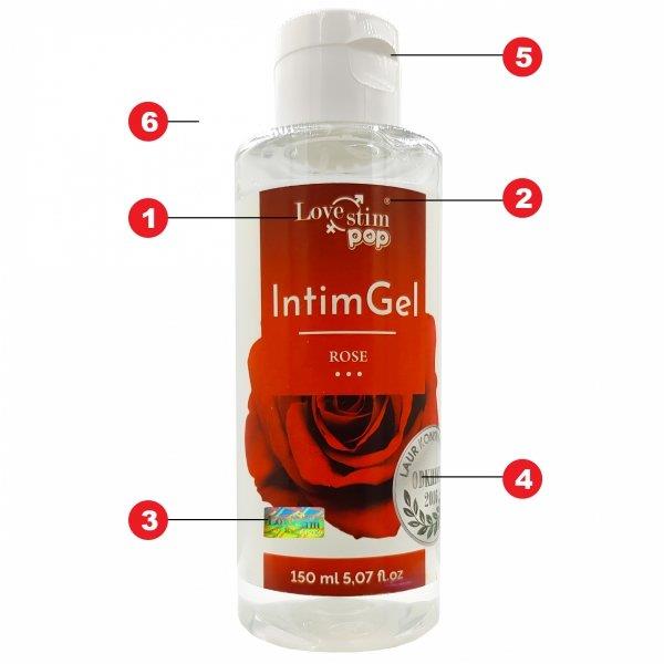 Lovestim Pop Intim Gel Rose 150 Ml
