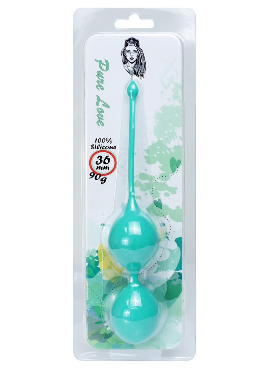 Silicone Kegel Balls 36mm 90g Green - Boss Series