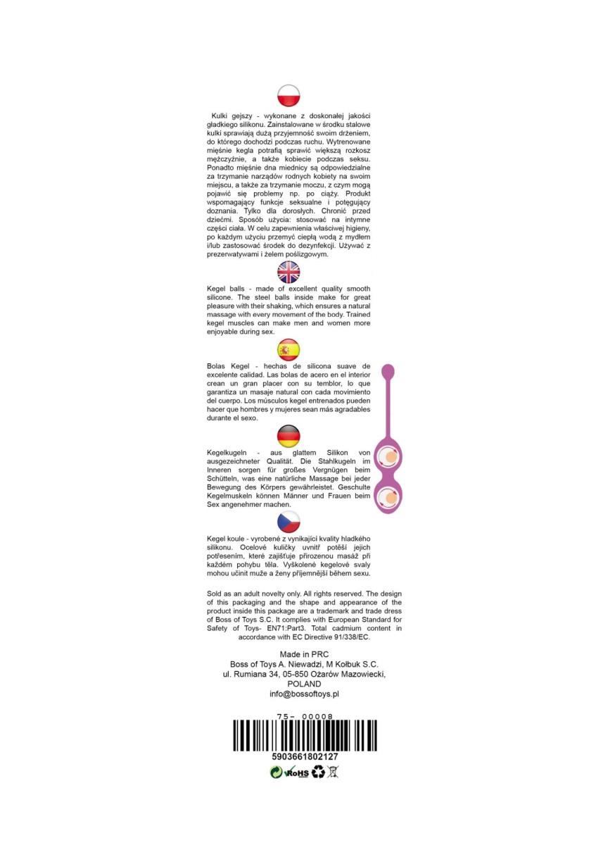 Silicone Kegel Balls 36mm 90g Green - Boss Series