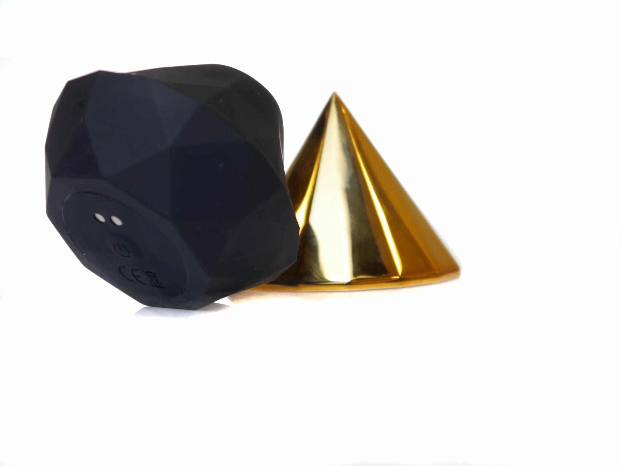 Stymulator-Diamond Air Massager Usb 7 Function Gold