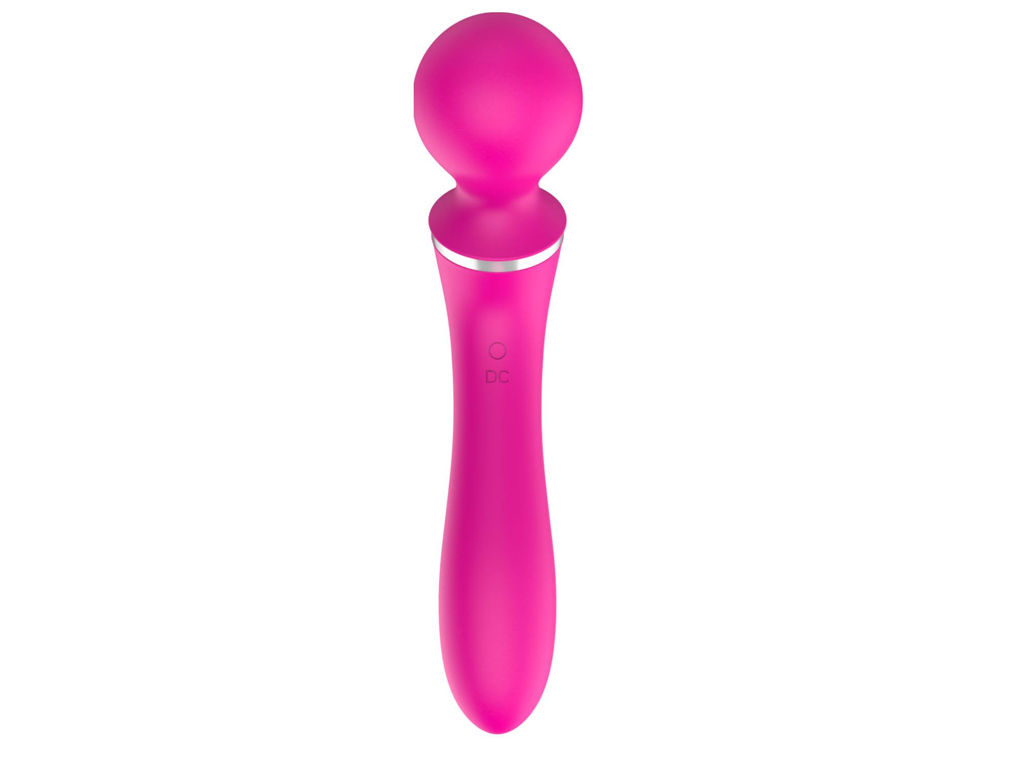 Dual Massager + Overlay Usb 10+10 Functions Pink