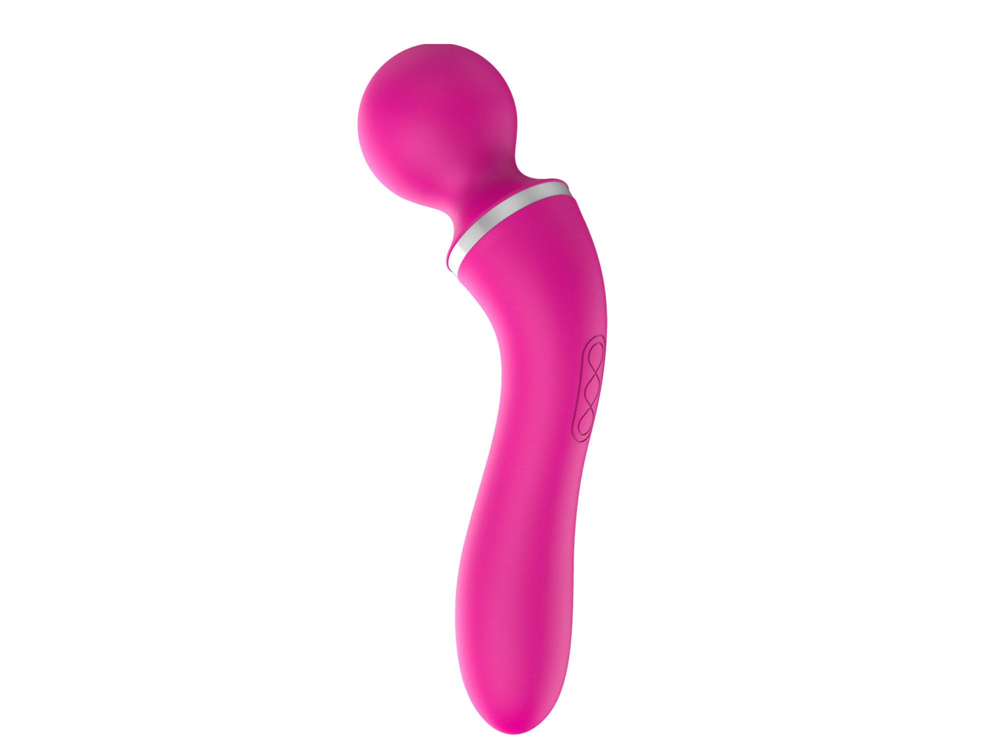 Dual Massager + Overlay Usb 10+10 Functions Pink