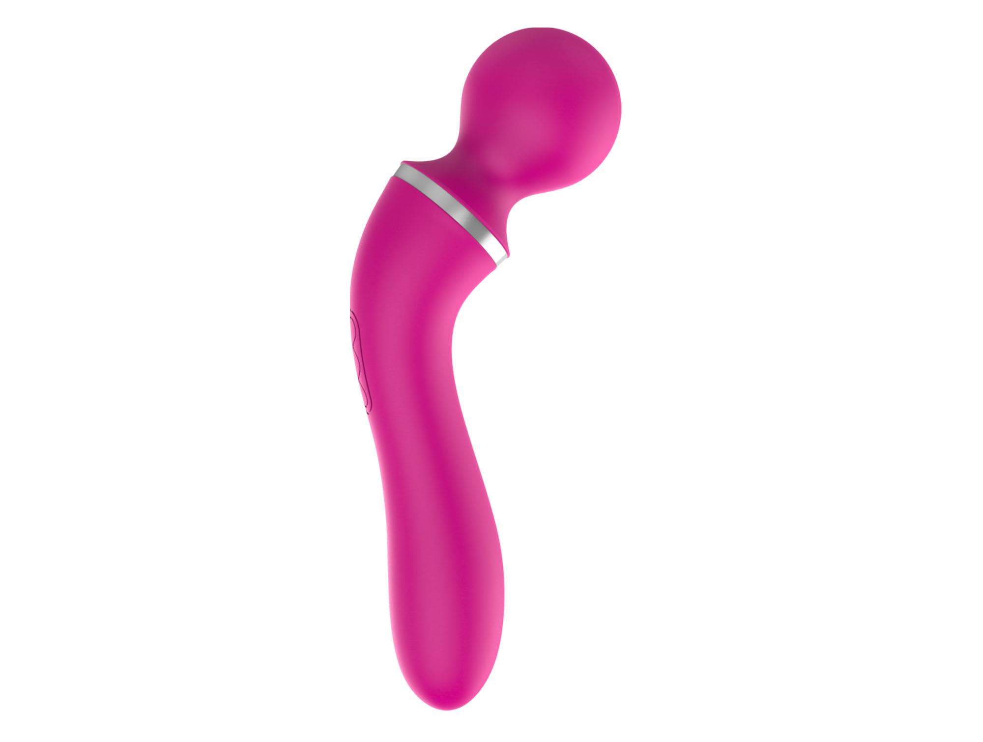 Dual Massager + Overlay Usb 10+10 Functions Pink
