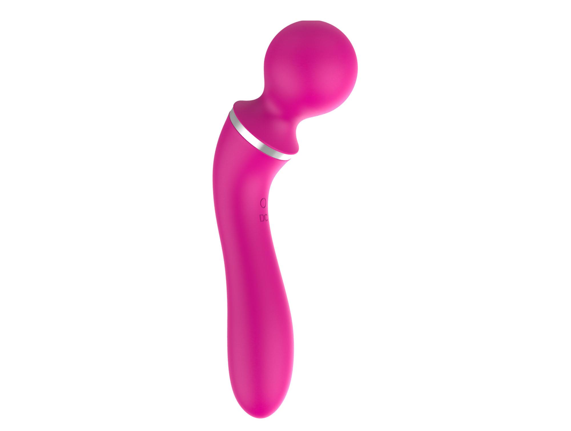 Dual Massager + Overlay Usb 10+10 Functions Pink