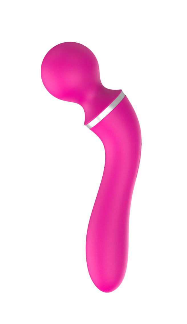 Dual Massager + Overlay Usb 10+10 Functions Pink